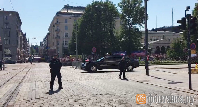 кортеж президента Трампа